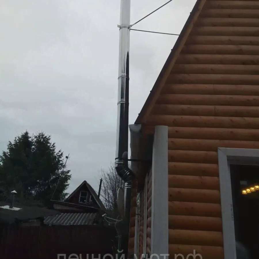Монтаж печи камина ОВ 120 Теплодар
