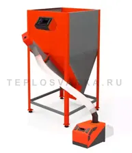 Пеллетная горелка Комфорт 26 Теплодар с напольным бункером (для котлов Куппер)